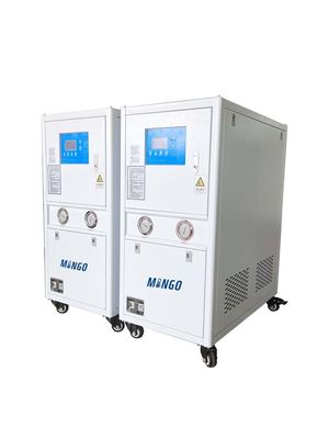 سعر جيد جهاز التبريد الصناعي المبرد بالماء من Mingo 5HP 18.32KW / ساعة سعة التبريد الانترنت