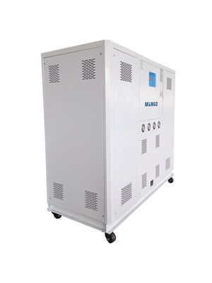 سعر جيد 20HP 67.14KW/Hr المبرد بالماء الصناعي التبريد لمعالجة الأغذية الانترنت