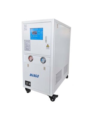 سعر جيد آلة تبريد المياه الصناعية ذات الكفاءة في استخدام الطاقة 3HP 9.59KW/Hr مع شاشة العداد الانترنت