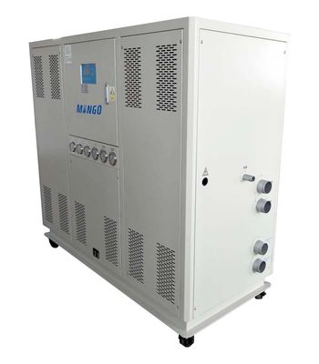 سعر جيد 2 مدخلات 2 منفذات HVAC المبرد للماء الصناعي 30HP 99.19-116.05KW/Hr الانترنت