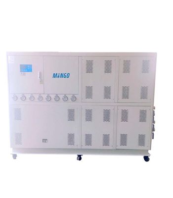 سعر جيد جهاز التبريد الصناعي المبرد بالماء منخفض الضوضاء 50HP 153.91KW/Hr مع 4 مدخلات 4 منفذات الانترنت